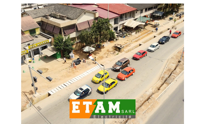 Image eclairage voie Angre Chateau